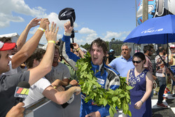 Ganador de la carrera Rodrigo Aramendía, Peugeot Petrobras