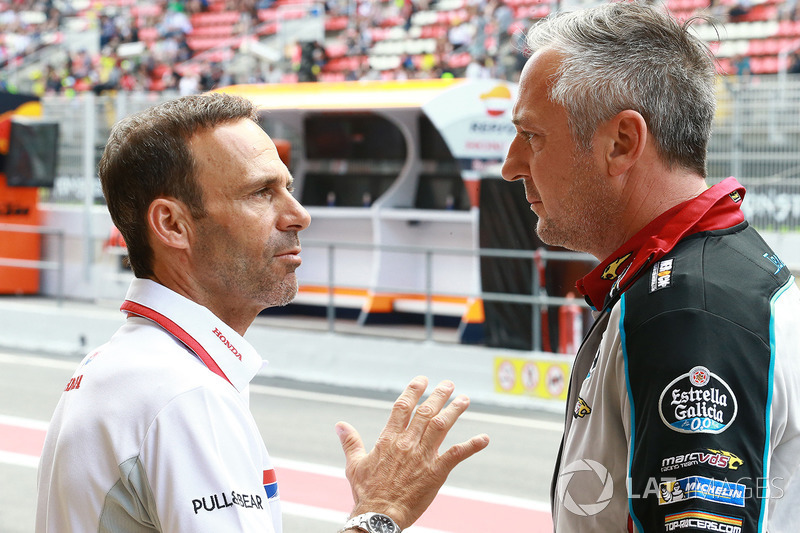 Alberto Puig dan Michael Bartholemy, Estrella Galicia 0,0 Marc VDS Team Principal