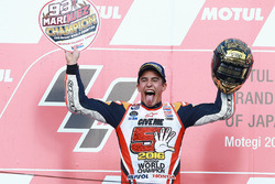 Подіум: Переможець гонки Марк Маркес, Repsol Honda Team