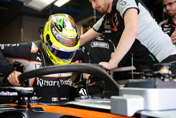Halo-Cockpitschutz am Auto von Sergio Perez, Sahara Force India F1 VJM09