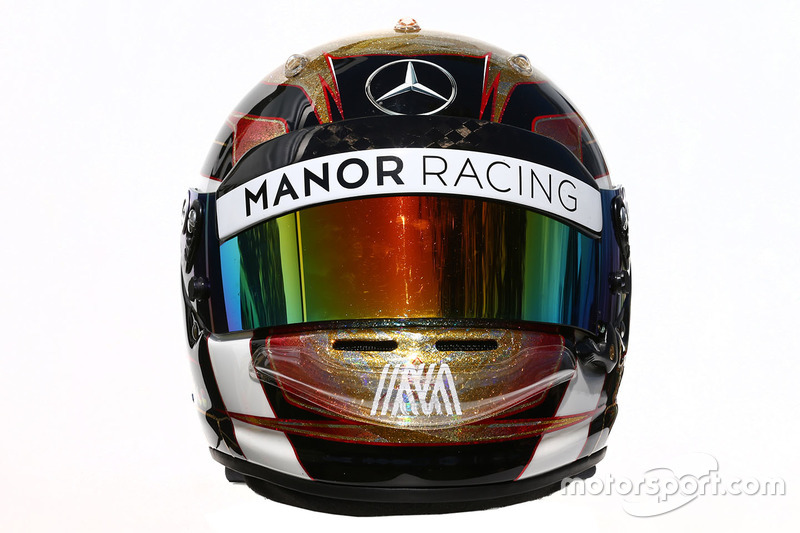Il casco di Pascal Wehrlein, Manor Racing