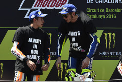 Valentino Rossi, Yamaha Factory Racing, Marc Márquez, Repsol Honda Team, talking
