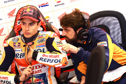 Marc Marquez, Repsol Honda Team, et Santi Hernandez