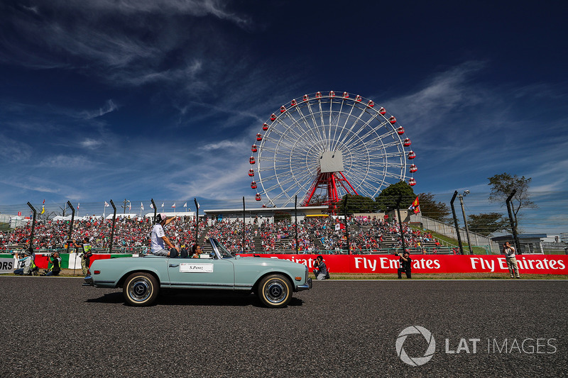 Sergio Perez, Sahara Force India on the drivers parade