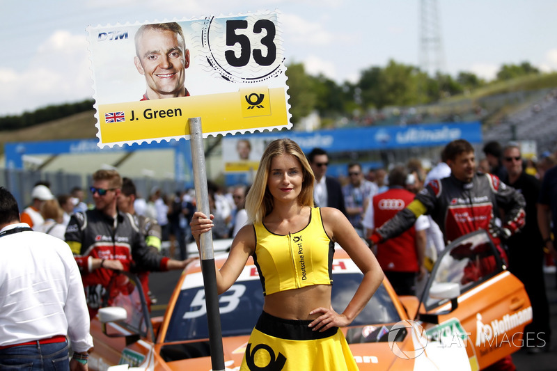 Chica de la parrilla de Jamie Green, Audi Sport Team Rosberg, Audi RS 5 DTM