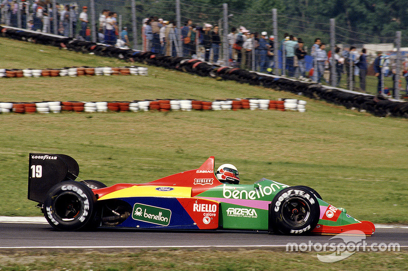 #19 : Teo Fabi, Benetton B187, Ford
