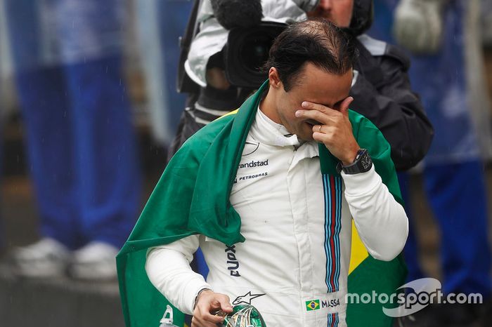 Felipe Massa durante el GP de Brasil