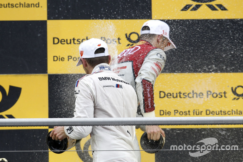 Подіум: Марко Віттманн, BMW Team RMG, BMW M4 DTM і Джеймі Грін, Audi Sport Team Rosberg, Audi RS 5 DTM