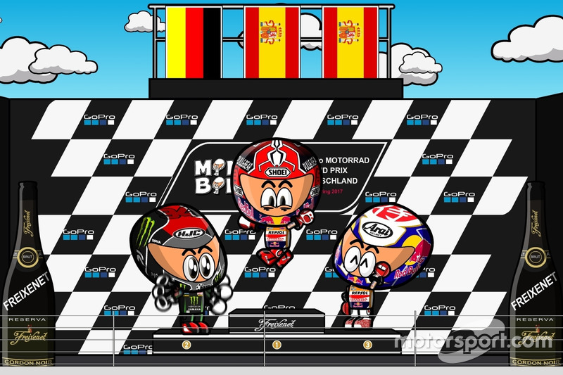 El GP de Alemania 2017 de MotoGP según 'MiniBikers'