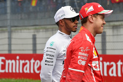Lewis Hamilton, Mercedes AMG F1, Sebastian Vettel, Ferrari