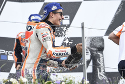 Подиум: победитель Марк Маркес, Repsol Honda Team