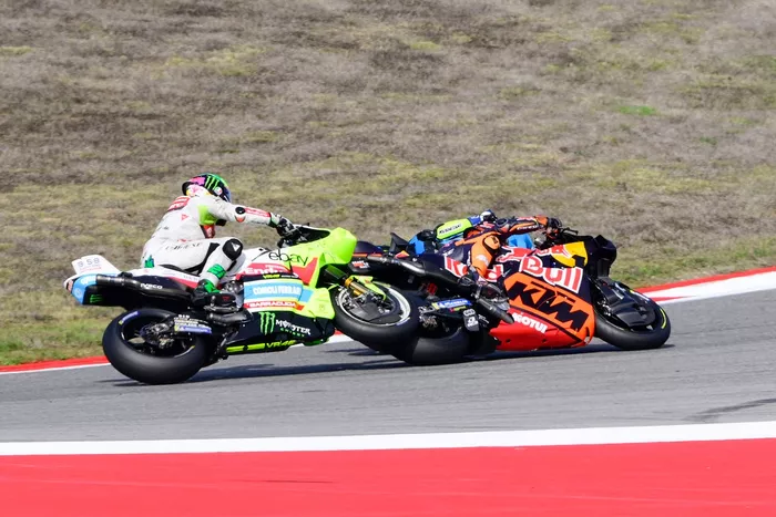 Franco Morbidelli, VR46 Racing Team crash