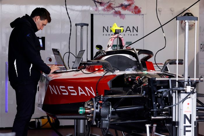 Nissan Formula Team garage