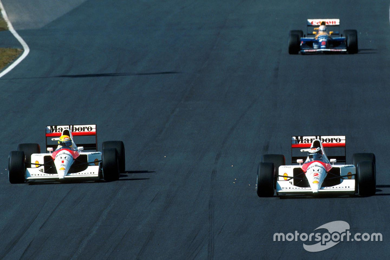 Ayrton Senna y Gerhard Berger, McLaren Honda MP4/6 (1991)