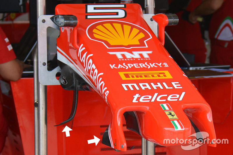 Ferrari SF16-H: Nase mit Bat-Wing