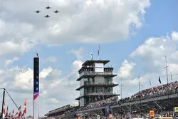 Boeing F-18 Super Hornets flyover