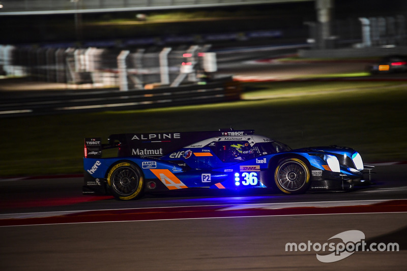 1. LMP2: #36 Signatech, Alpine A460: Gustavo Menezes, Nicolas Lapierre, Stéphane Richelmi