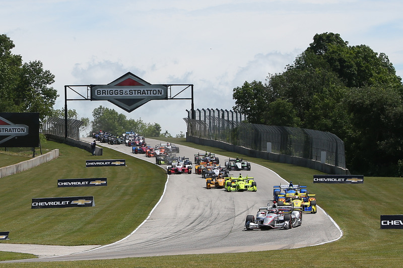Start: Will Power, Team Penske Chevrolet leads