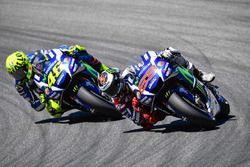 Jorge Lorenzo, Yamaha Factory Racing and Valentino Rossi, Yamaha Factory Racing