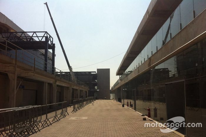 Obras en el autódromo de Interlagos