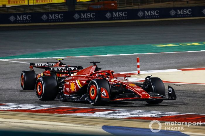 Charles Leclerc, Ferrari SF-24, Carlos Sainz, Ferrari SF-24