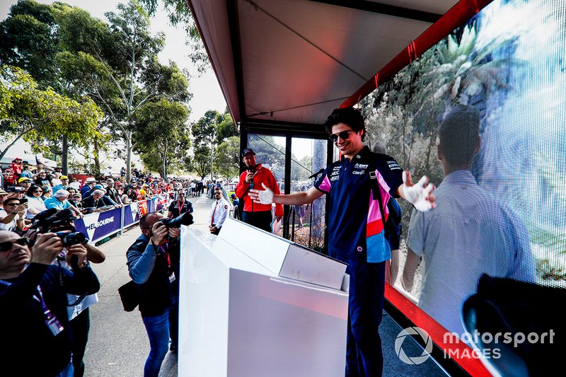 Lance Stroll, Racing Point hand mould