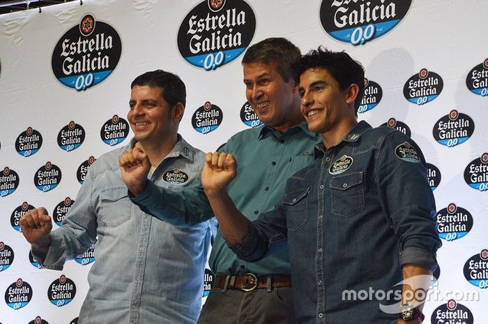 Alex Barros, Fausto Macieira y Marc Márquez
