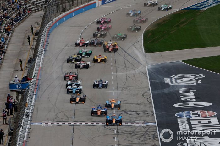Felix Rosenqvist, Arrow McLaren Chevrolet líder al inicio