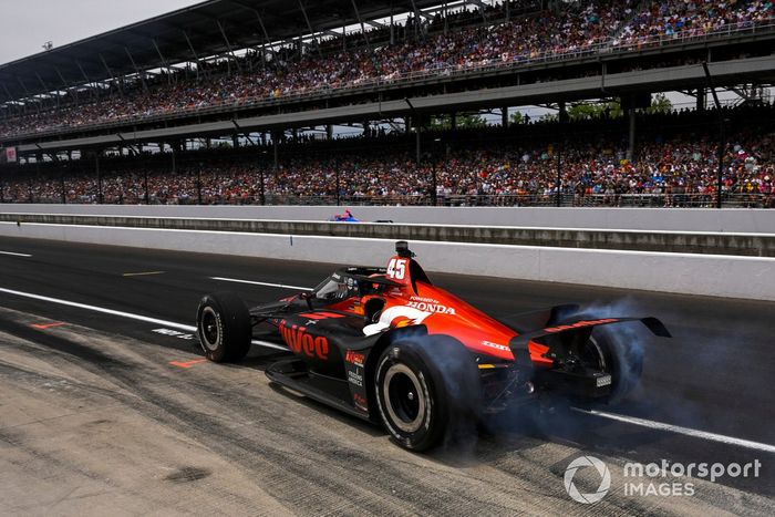 Christian Lundgaard, Rahal Letterman Lanigan Racing Honda, parada en boxes