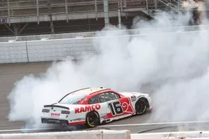 Race winner A.J. Allmendinger, Kaulig Racing, Chevrolet Camaro 