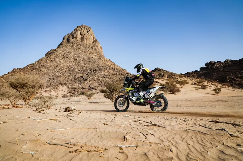 #128 Nomade Racing Husqvarna: Max Bianucci