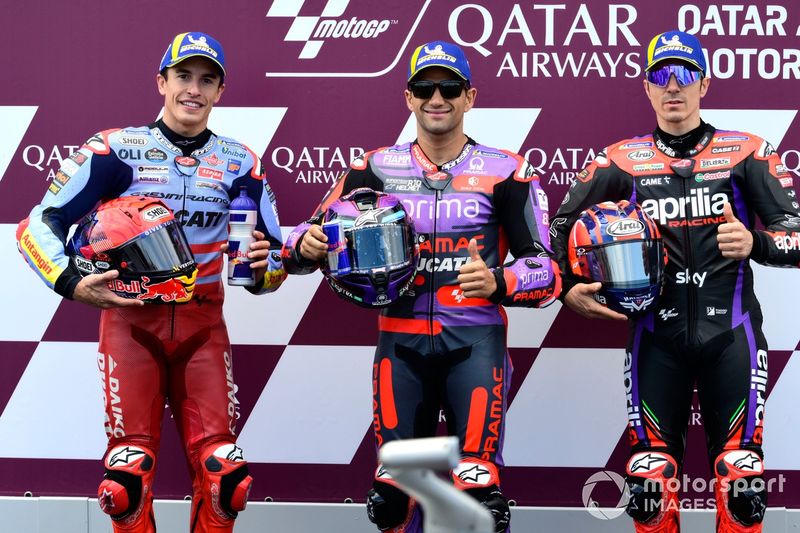 Marc Marquez, Gresini Racing, Jorge Martin, Pramac Racing, Maverick Vinales, Aprilia Racing Team