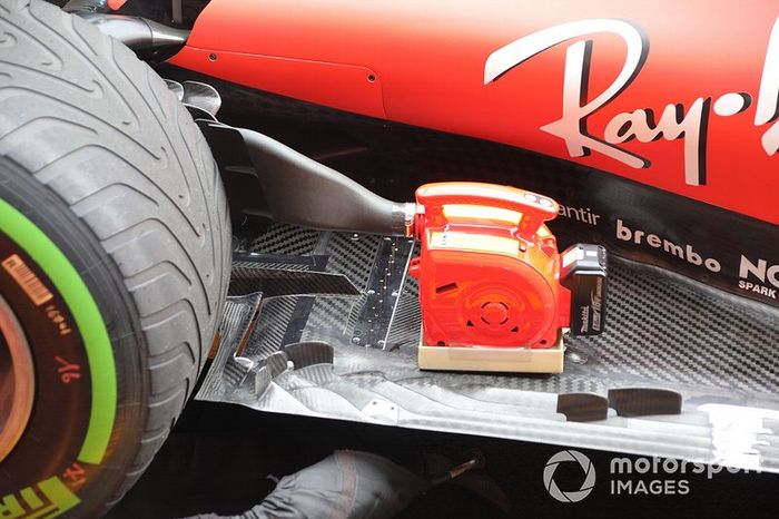 Detalle del Ferrari SF90