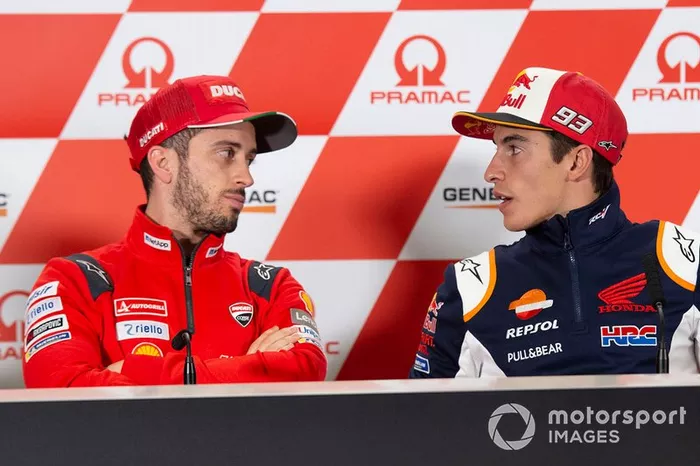Marc Marquez, Repsol Honda Team, Andrea Dovizioso, Ducati Team