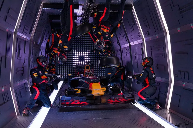 Red Bull Zero-G pit stop