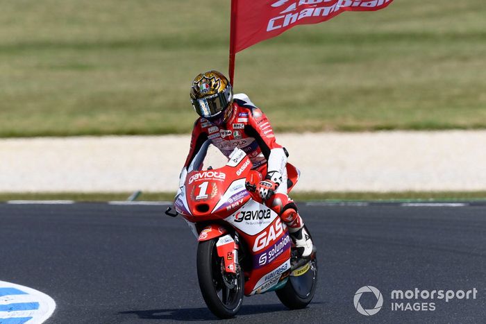 Izan Guevara, campeón del mundo de Moto3, GasGas-Aspar