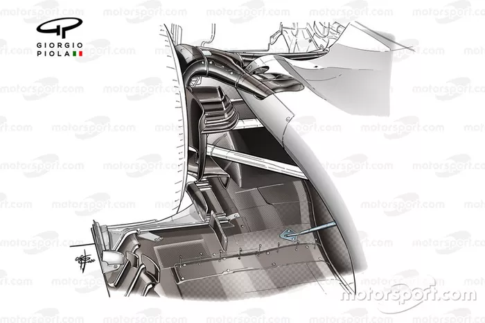 Difusor da Haas F1 VF-20