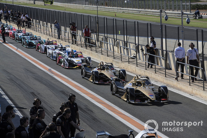 Uji coba balapan: Andre Lotterer, DS TECHEETAH, DS E-Tense FE19 and Jean-Eric Vergne, DS TECHEETAH, DS E-Tense FE19