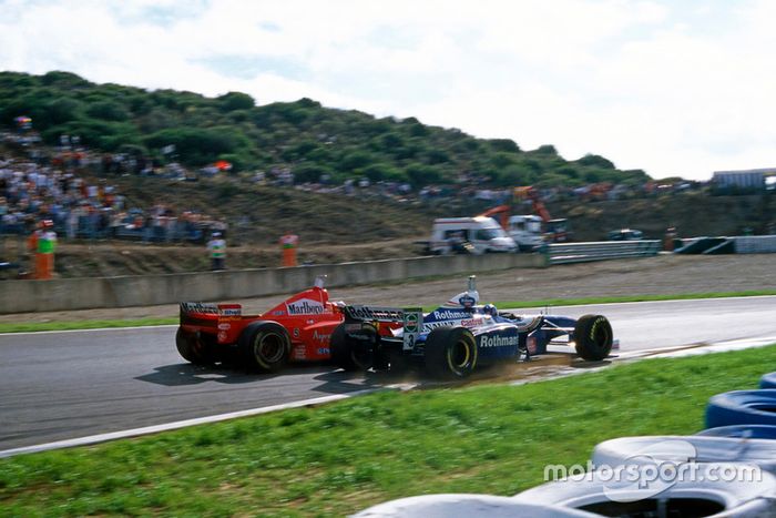 Gran Premio de Europa 1997, JACQUES LO SUPERA