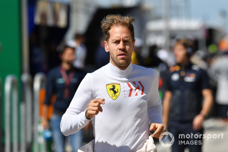 Sebastian Vettel, Ferrari corre