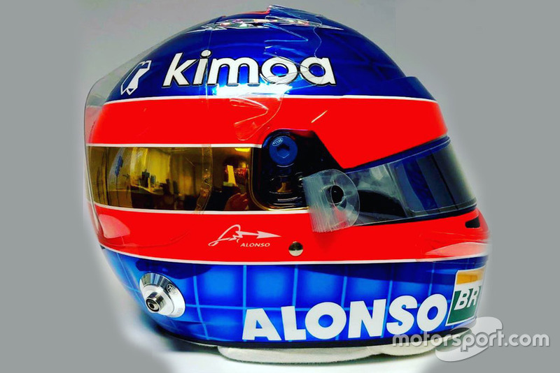 Der Abschiedshelm von Fernando Alonso