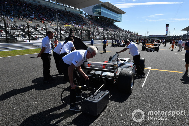 McLaren MP4-13, acara demonstrasi lap Perayaan Legenda F1 ke-30