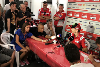 Jorge Lorenzo, Ducati Team, blessé après sa chute