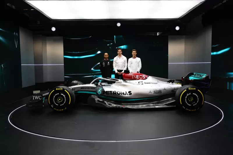 George Russell, Lewis Hamilton, Mercedes, Toto Wolff, Team Principal e CEO, Mercedes AMG