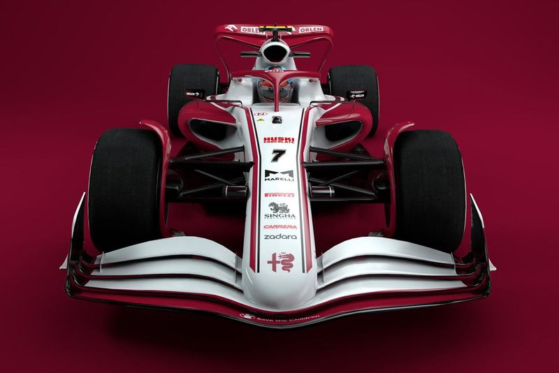 Un boceto del Alfa Romeo Racing F1 para 2022