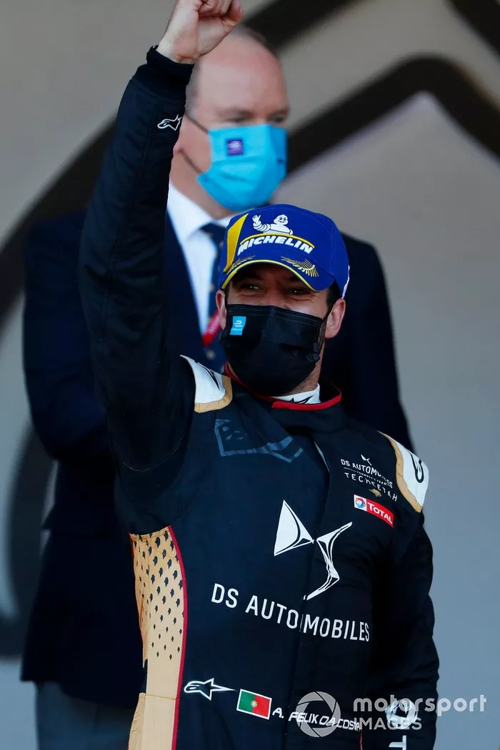 Ganador de la carrera Antonio Felix Da Costa, DS Techeetah