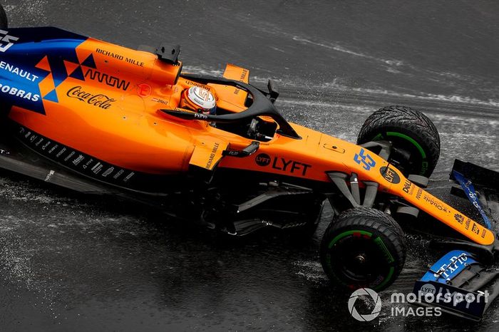 Carlos Sainz Jr., McLaren MCL34 se va de largo