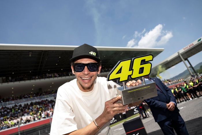 Valentino Rossi, retira su número 46