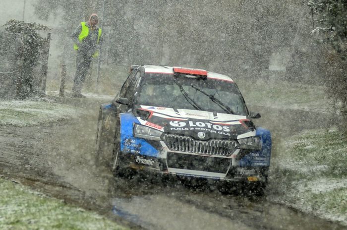 Kajetan Kajetanowicz, Maciej Szczepaniak, Skoda Fabia Rally2 evo