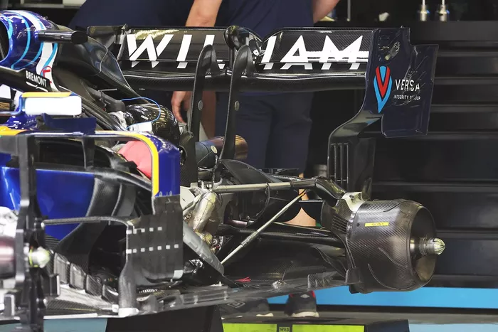 Detalle de la parte trasera del Williams FW43B